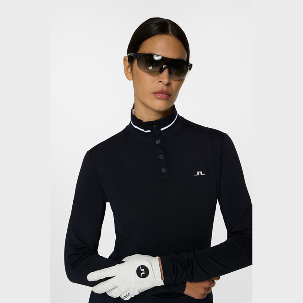 J.LINDEBERG（J.LINDEBERG）（レディース）ゴルフウェア Hertta 長袖ハイネックシャツ 072-24913-25AW-098