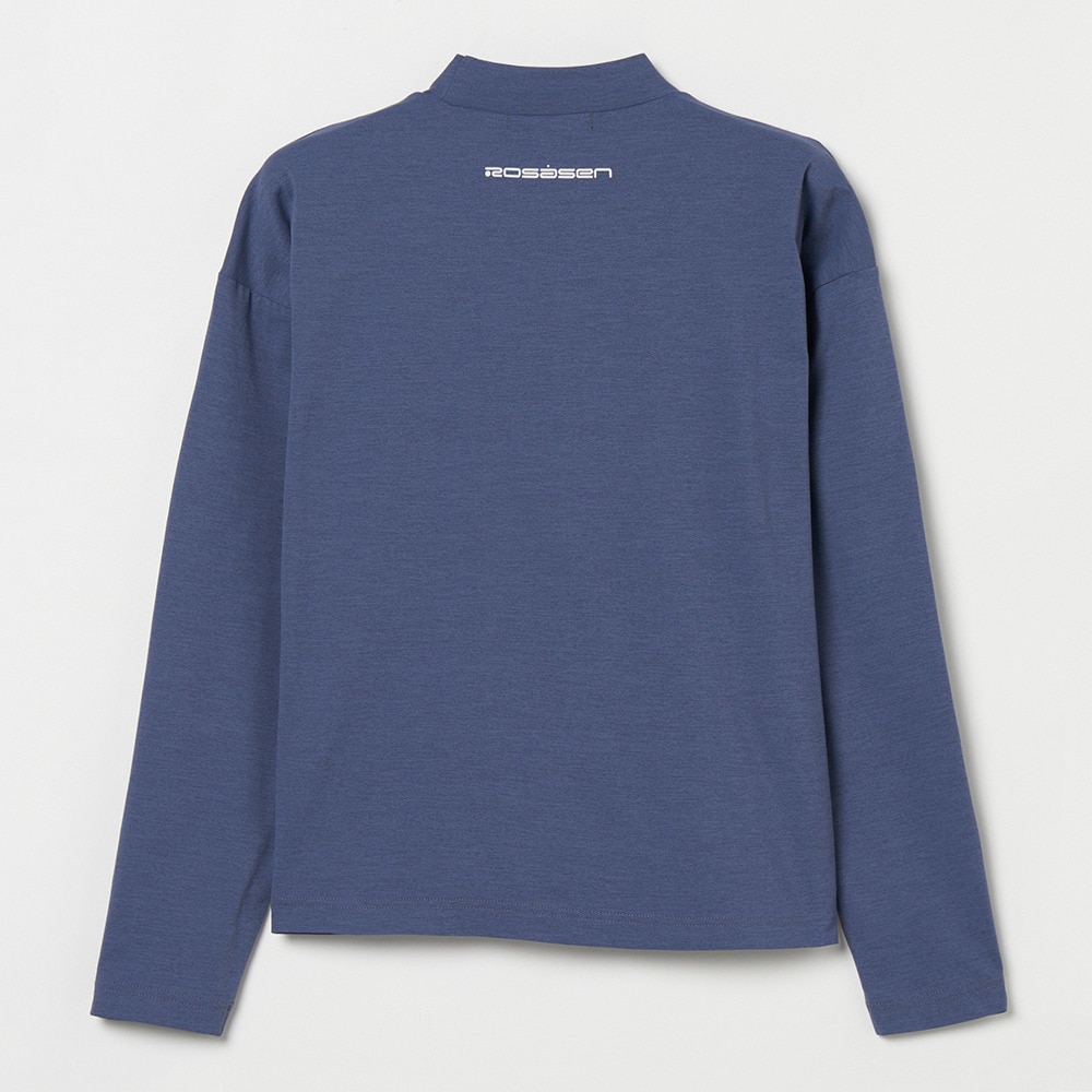 ROSASEN（ROSASEN）（レディース）ゴルフウェア ソロナ 長袖 モックネックシャツ 045-24811-25AW-095