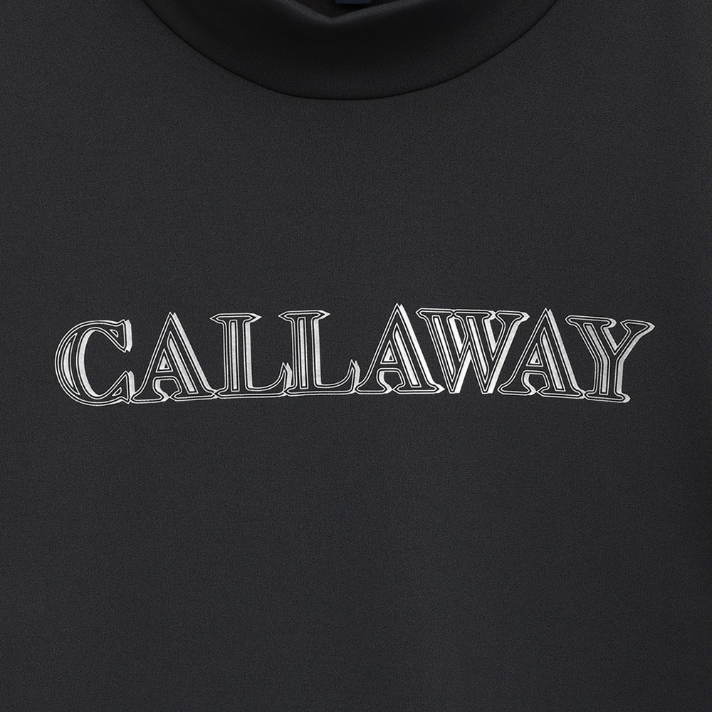 キャロウェイ（CALLAWAY）（レディース）ゴルフウェア 裏起毛ダブルニット長袖モックネックシャツ C25233205-1010