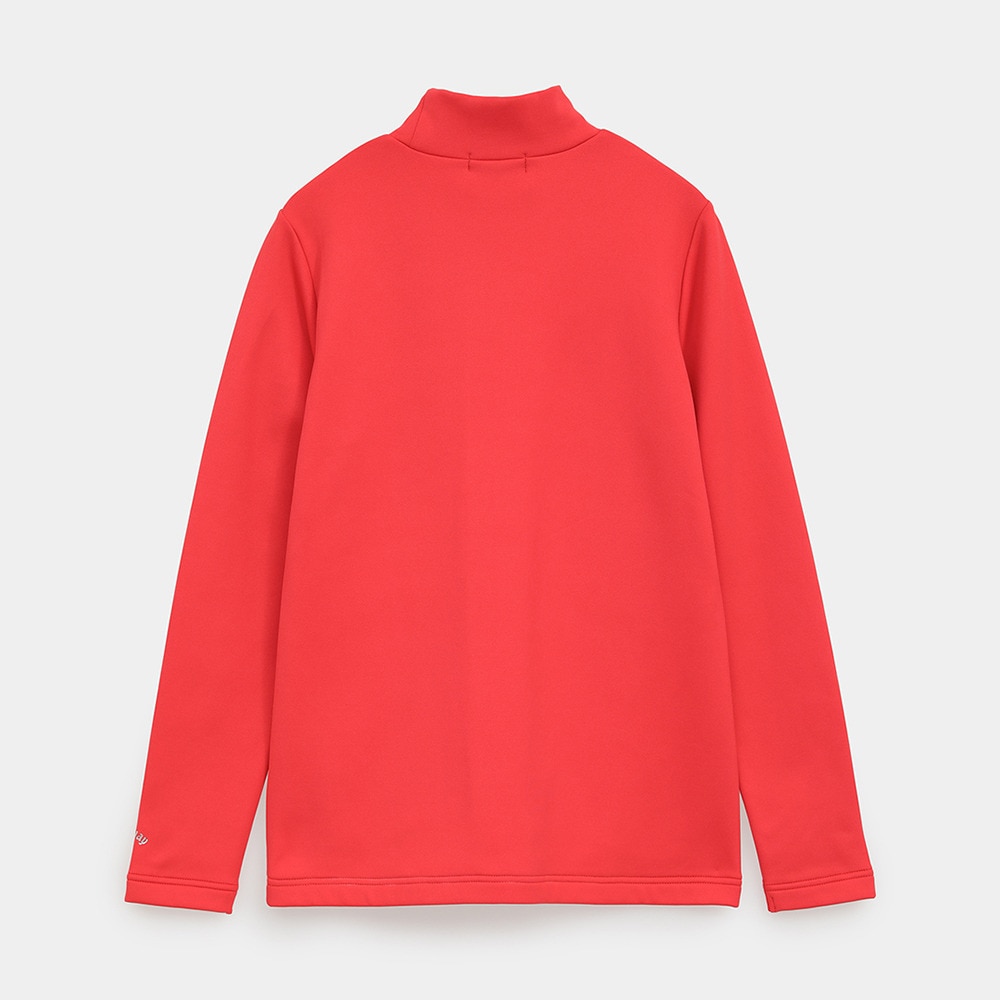 キャロウェイ（CALLAWAY）（レディース）ゴルフウェア 裏起毛ダブルニット長袖モックネックシャツ C25233205-1100