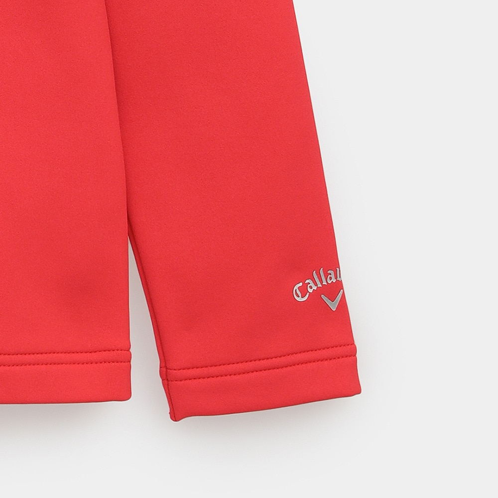 キャロウェイ（CALLAWAY）（レディース）ゴルフウェア 裏起毛ダブルニット長袖モックネックシャツ C25233205-1100