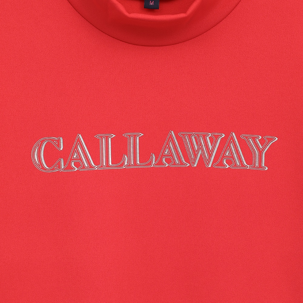 キャロウェイ（CALLAWAY）（レディース）ゴルフウェア 裏起毛ダブルニット長袖モックネックシャツ C25233205-1100