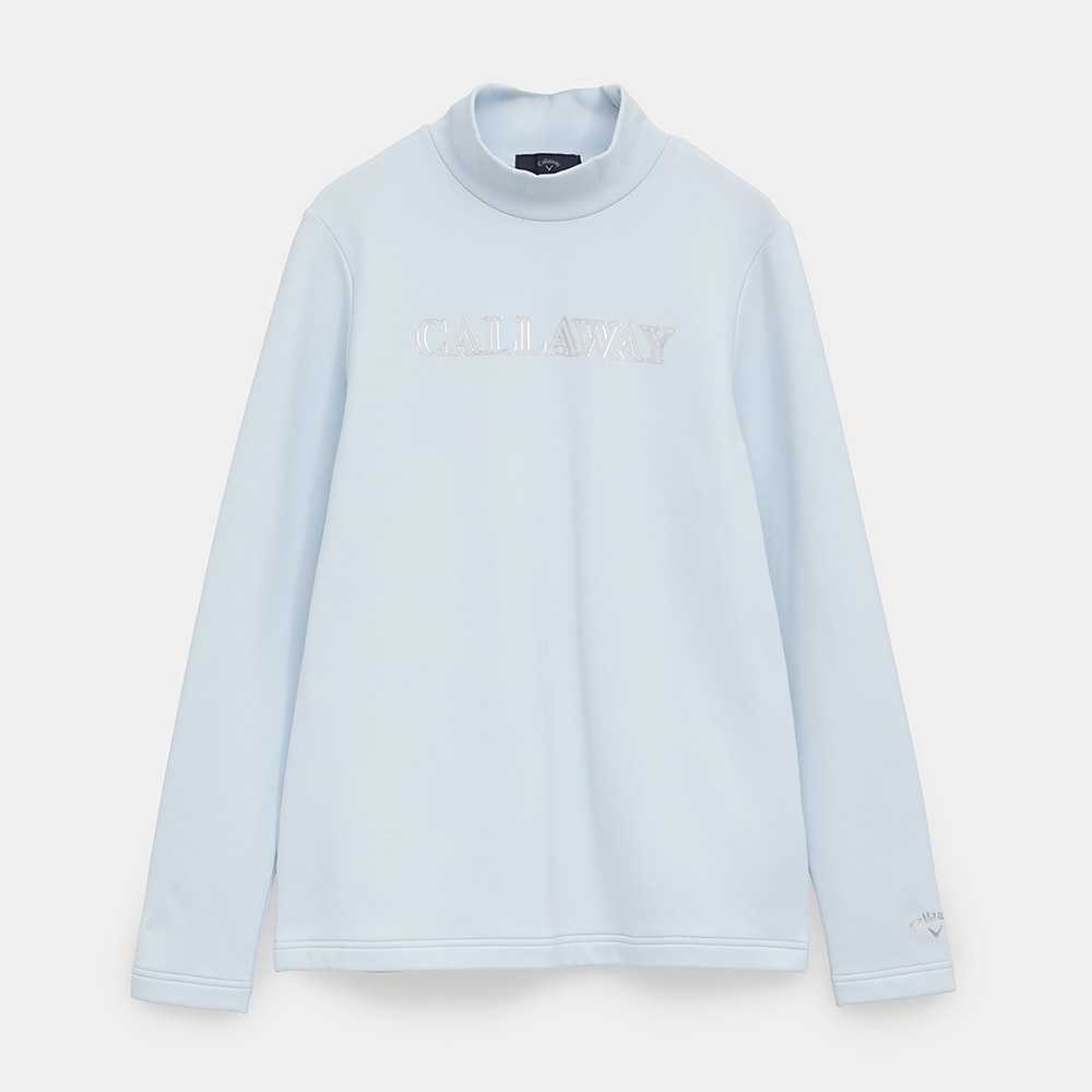 キャロウェイ（CALLAWAY）（レディース）ゴルフウェア 裏起毛ダブルニット長袖モックネックシャツ C25233205-1112