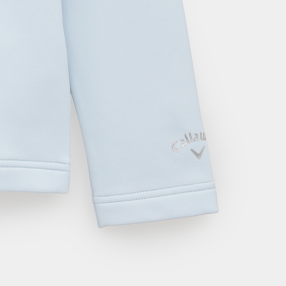 キャロウェイ（CALLAWAY）（レディース）ゴルフウェア 裏起毛ダブルニット長袖モックネックシャツ C25233205-1112