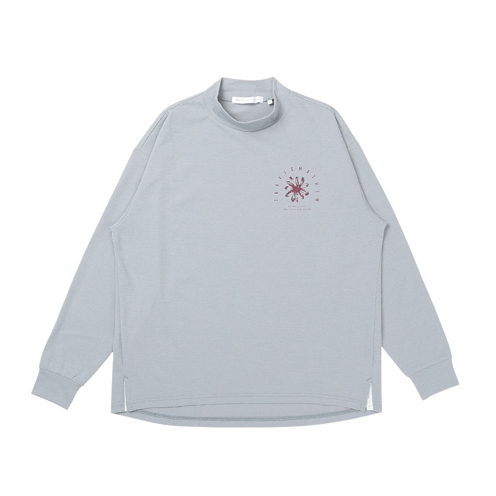 トラヴィスマシュー（Travis Mathew）（レディース）ゴルフウェア カラット 長袖 バックプリント モックネック 7AM504-0SLT