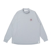 (レディース)ゴルフウェア カラット 長袖 バックプリント モックネック 7AM504-0SLT