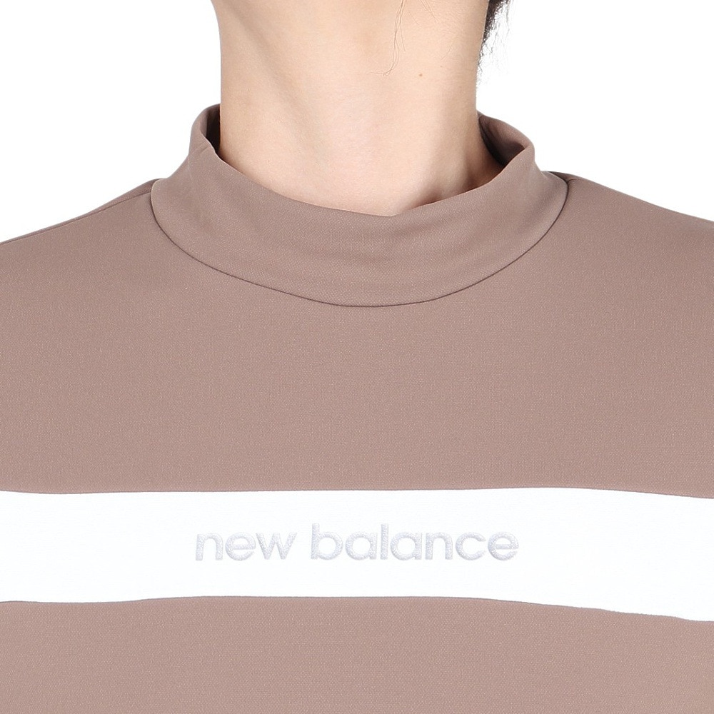 ニューバランス（new balance）（レディース）ゴルフウェア 長袖 モックネック プルオーバー 012-5267503-051