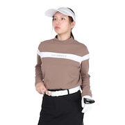 (レディース)ゴルフウェア 長袖 モックネック プルオーバー 012-5267503-051