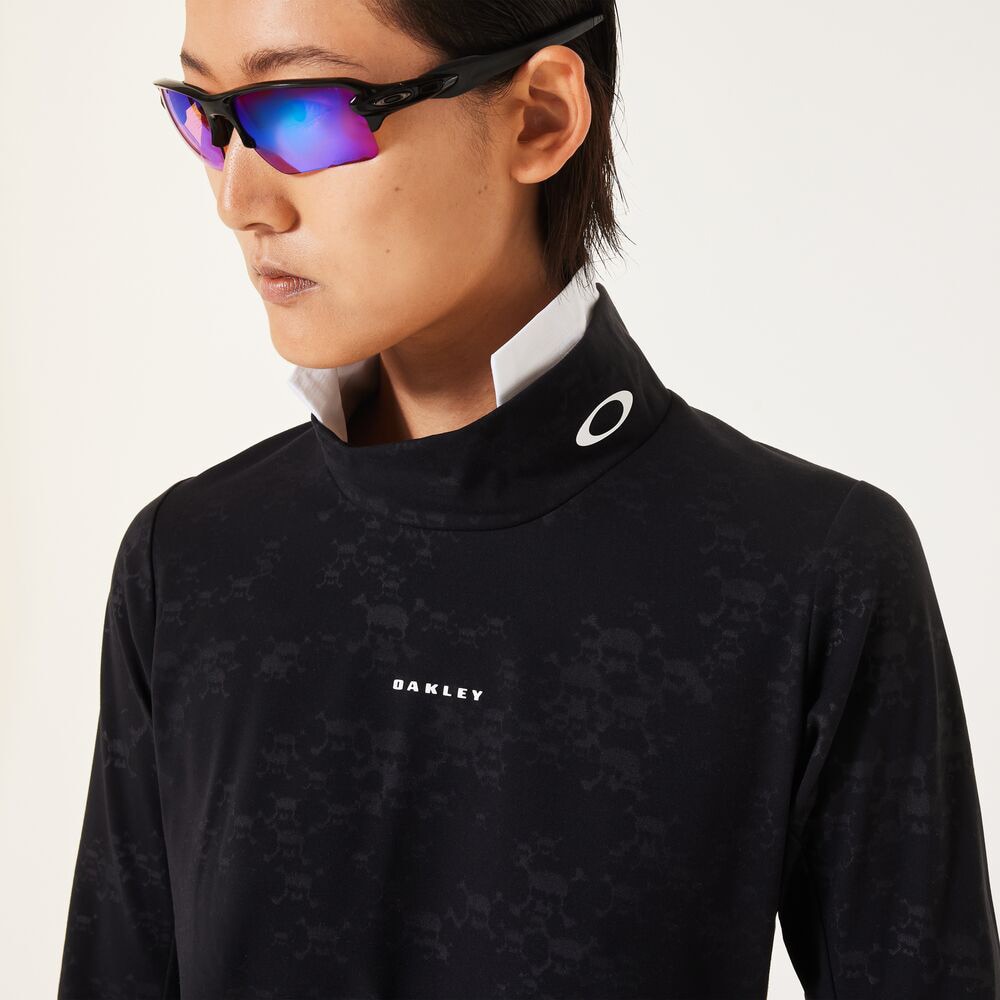 オークリー（OAKLEY）（レディース）ゴルフウェア ELEVATE EMBOSSED ロングスリーブモックネック FOA500908-02E
