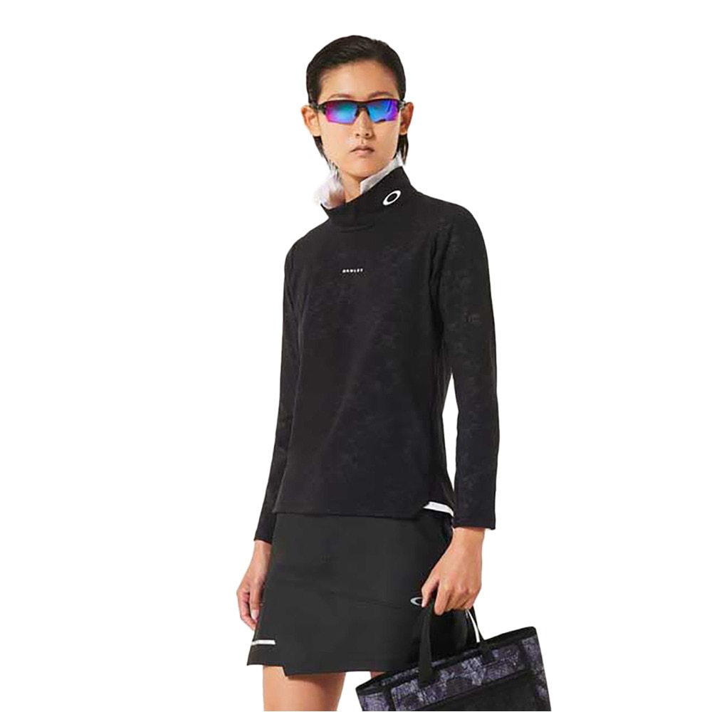 オークリー（OAKLEY）（レディース）ゴルフウェア ELEVATE EMBOSSED ロングスリーブモックネック FOA500908-02E