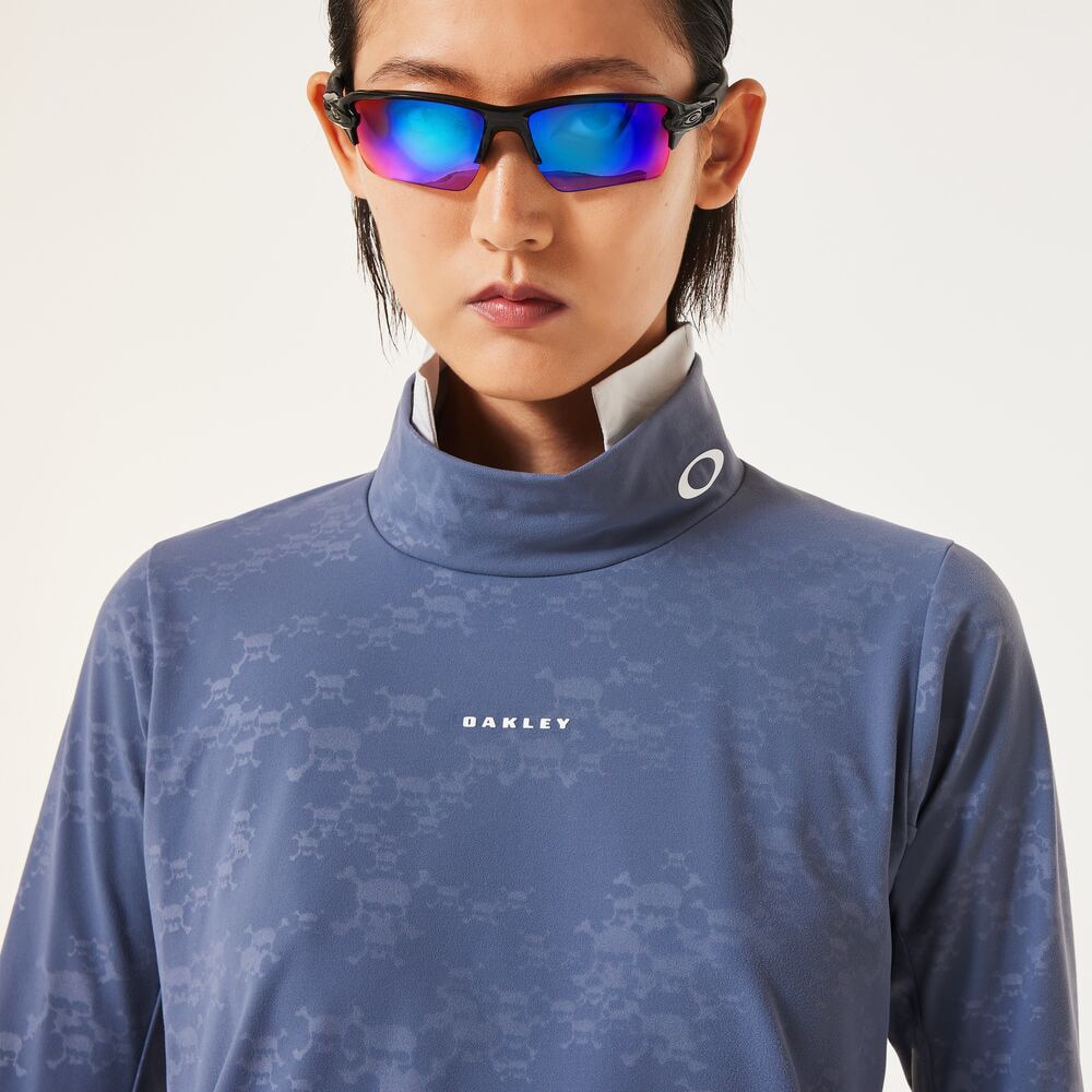 オークリー（OAKLEY）（レディース）ゴルフウェア ELEVATE EMBOSSED ロングスリーブモックネック FOA500908-62C