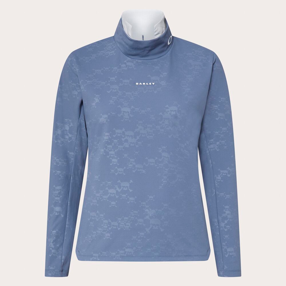 オークリー（OAKLEY）（レディース）ゴルフウェア ELEVATE EMBOSSED ロングスリーブモックネック FOA500908-62C