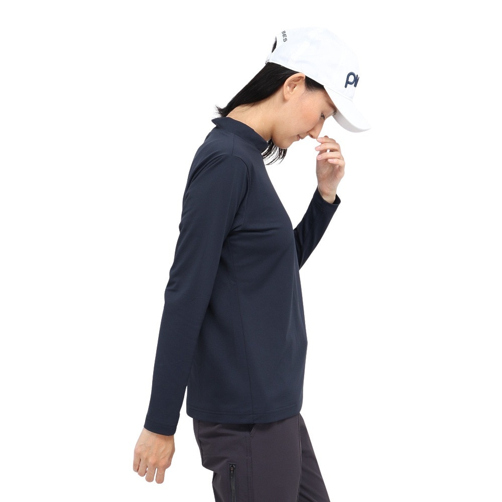 ピン（PING）（レディース）ゴルフウェア トリコットハイネック長袖シャツ 622-5266001-120