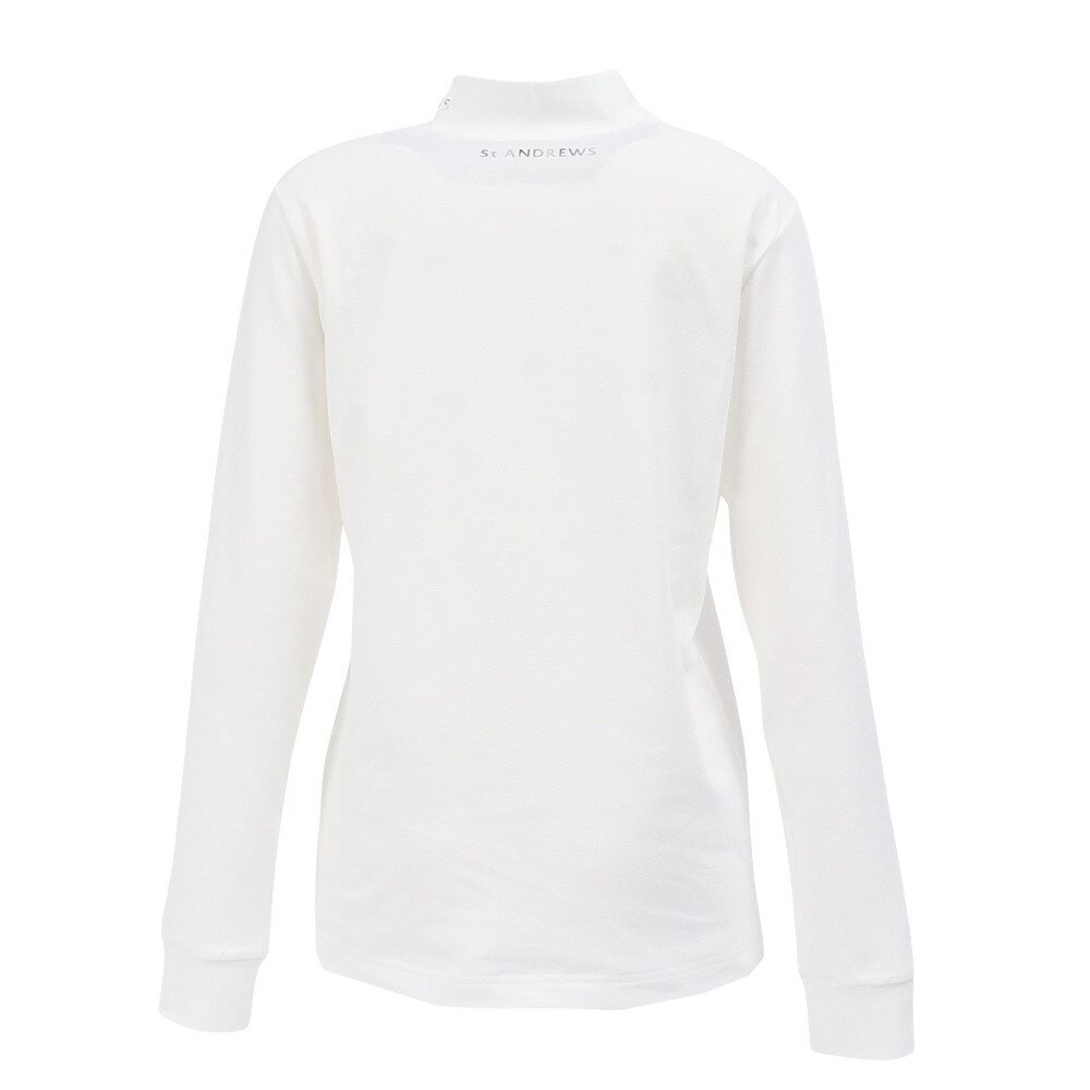 セントアンドリュース（ST.ANDREWS）（レディース）ゴルフウェア ベア天竺 長袖 ハイネックカットソー 043-5266952-030