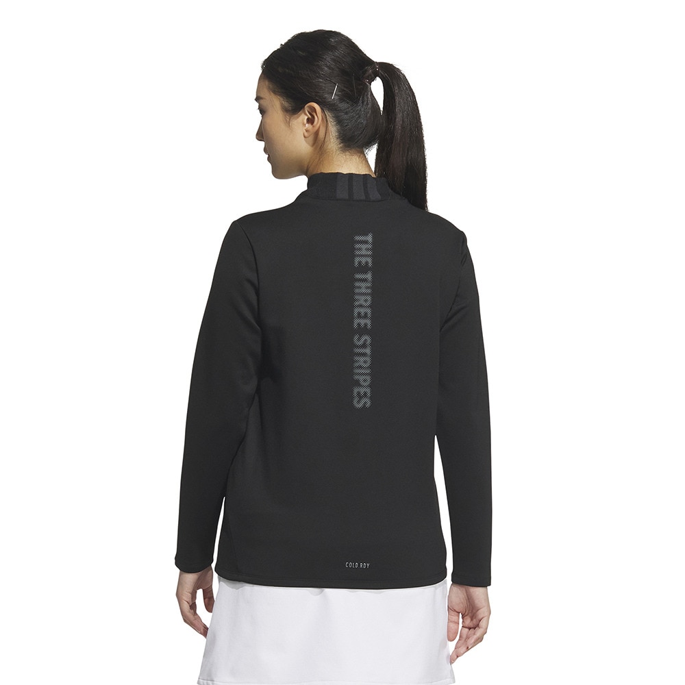 新品　adidas ALL BLACKS ウェア　XL アディダス（adidas）（レディース）ゴルフウェア 保温 長袖 COLD .RDY