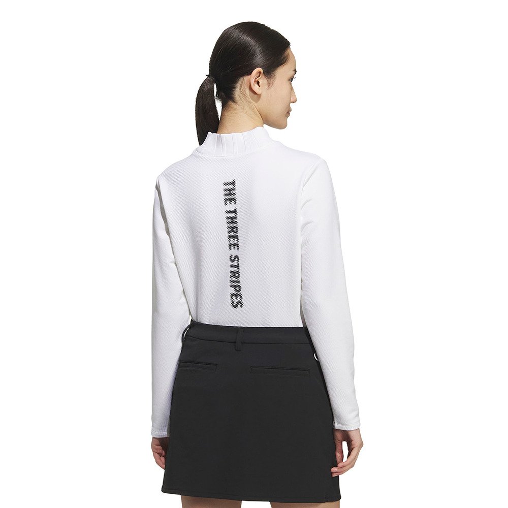 アディダス（adidas）（レディース）ゴルフウェア 保温 長袖 COLD .RDY ストレッチ ワーディング モックネックシャツ JWK04-JM2991 W