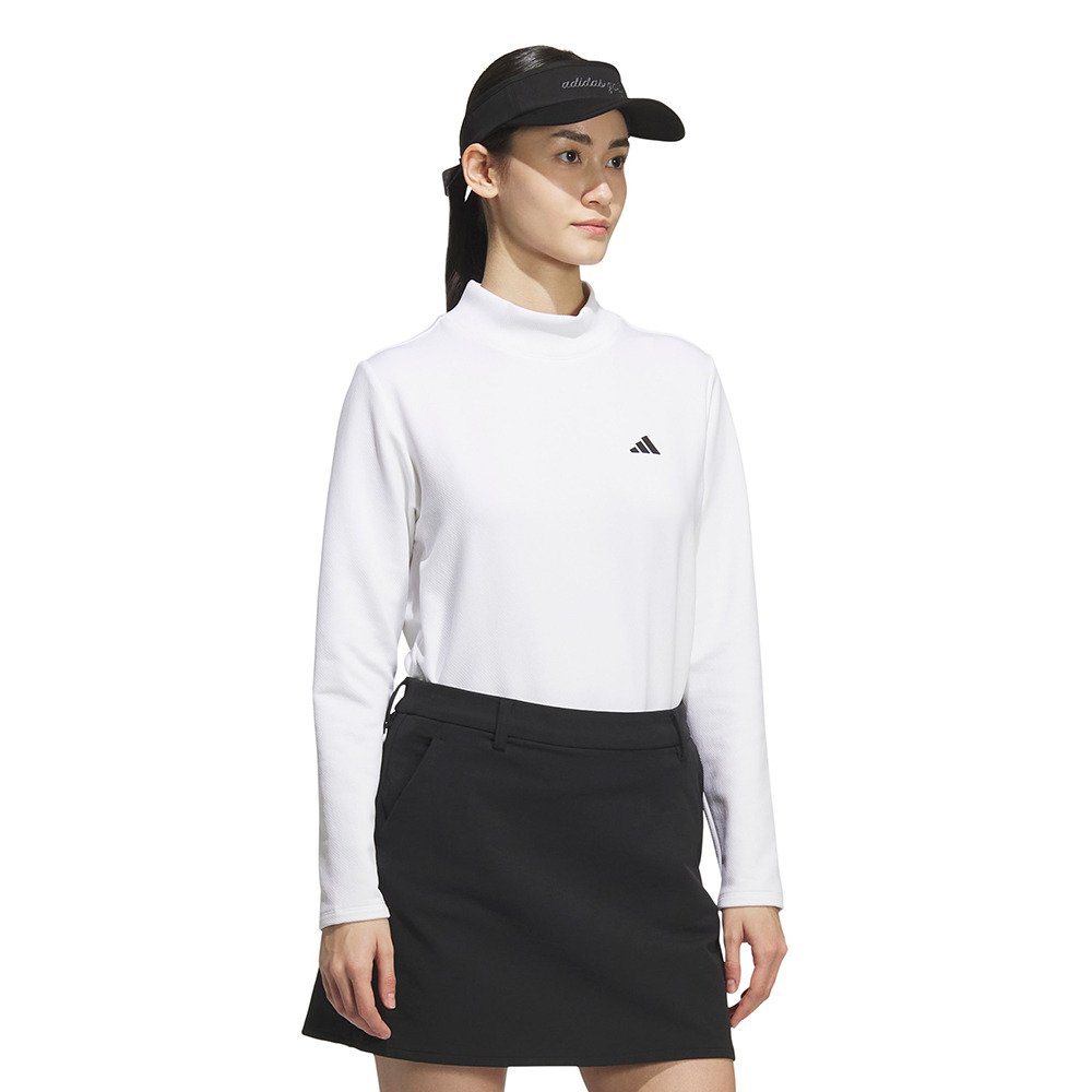 アディダス（adidas）（レディース）ゴルフウェア 保温 長袖 COLD .RDY ストレッチ ワーディング モックネックシャツ JWK04-JM2991 W