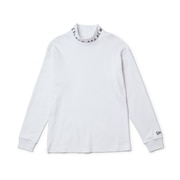 (レディース)ゴルフウェア 保温 長袖 ハイネック ウォーム Tシャツ ジャカードロゴ 14669810 14669811