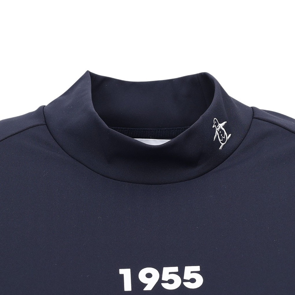 マンシング（MUNSING）（レディース）ゴルフウェア 吸汗速乾 ロゴモックネック長袖シャツ MG5FLS82L NV00