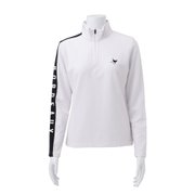 ゴルフウェア 吸湿発熱 長袖 ハイネックハーフジップ CL5SUG07 WHT