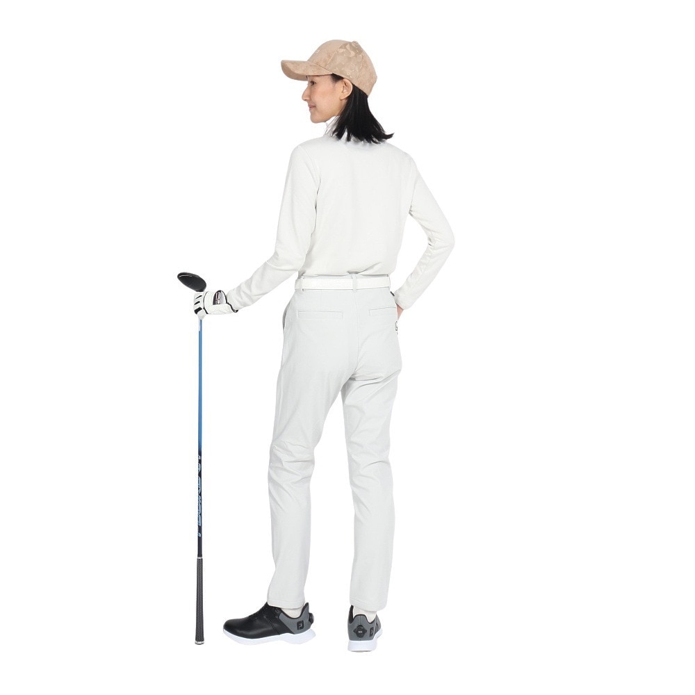 ルコックスポルティフ（lecoqsportif）（レディース）ゴルフウェア 防寒 ヒートナビ 長袖 ハイネックシャツ LG4FLS81L WH00