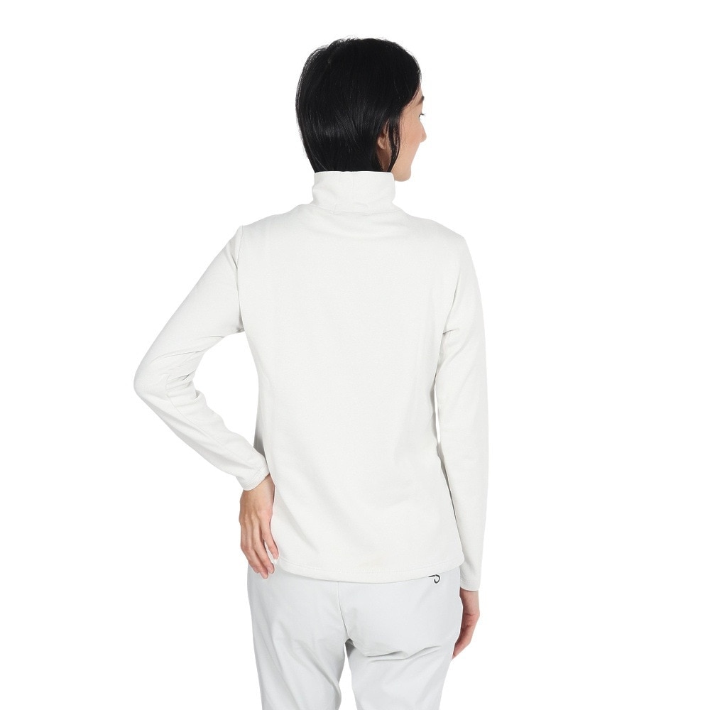 ルコックスポルティフ（lecoqsportif）（レディース）ゴルフウェア 防寒 ヒートナビ 長袖 ハイネックシャツ LG4FLS81L WH00