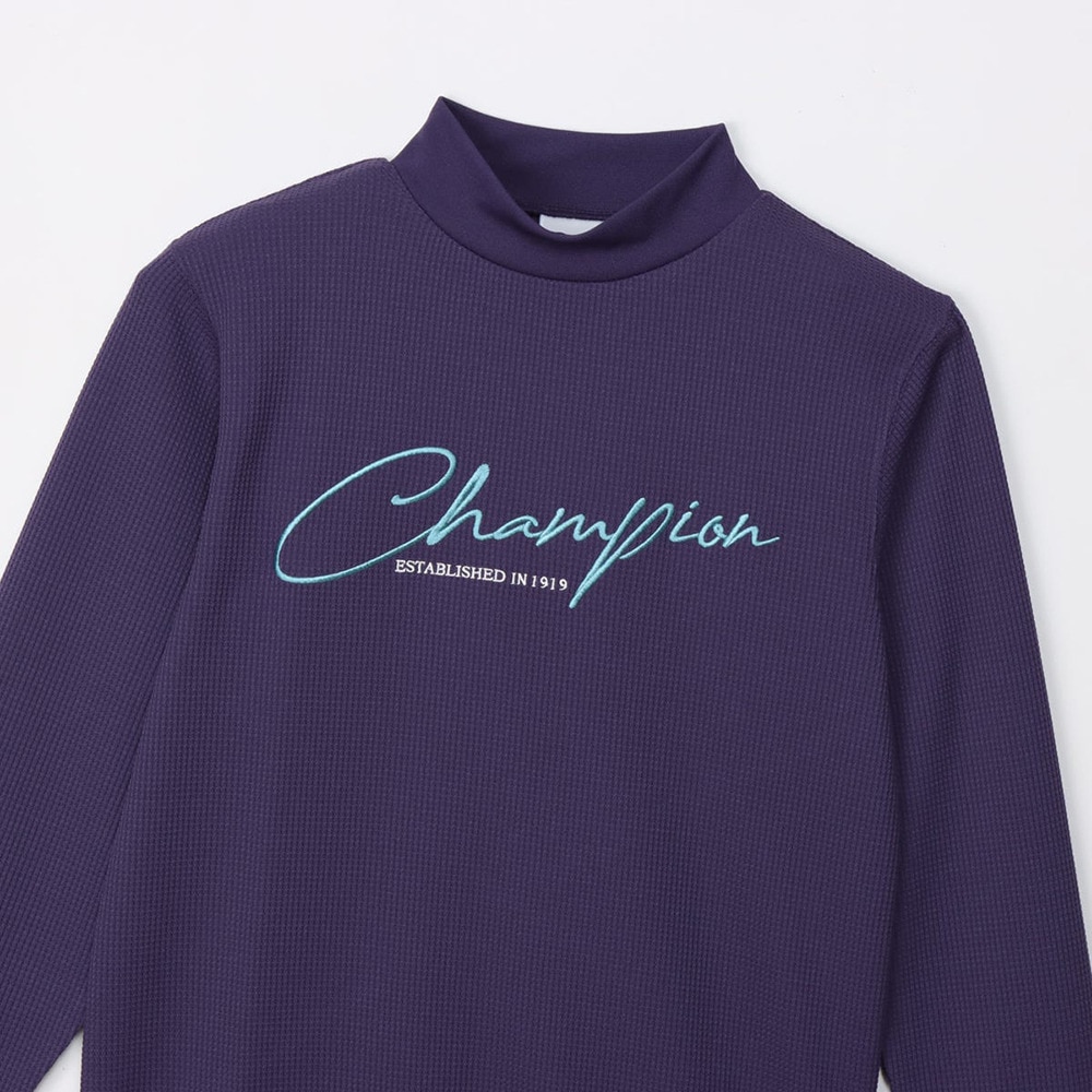 チャンピオン（CHAMPION）（レディース）ゴルフウェア 長袖 ロングスリーブモックネックシャツ CW-CG404 260