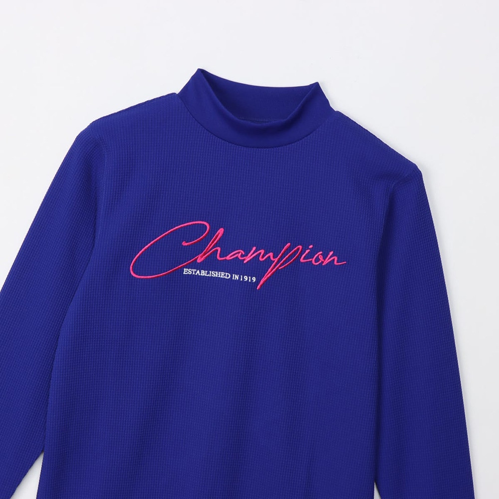 チャンピオン（CHAMPION）（レディース）ゴルフウェア 長袖 ロングスリーブモックネックシャツ CW-CG404 340