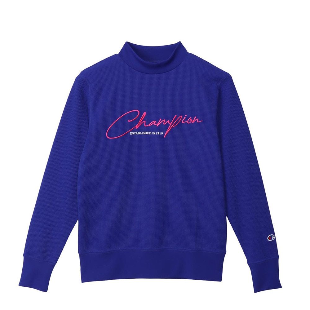 チャンピオン（CHAMPION）（レディース）ゴルフウェア 長袖 ロングスリーブモックネックシャツ CW-CG404 340