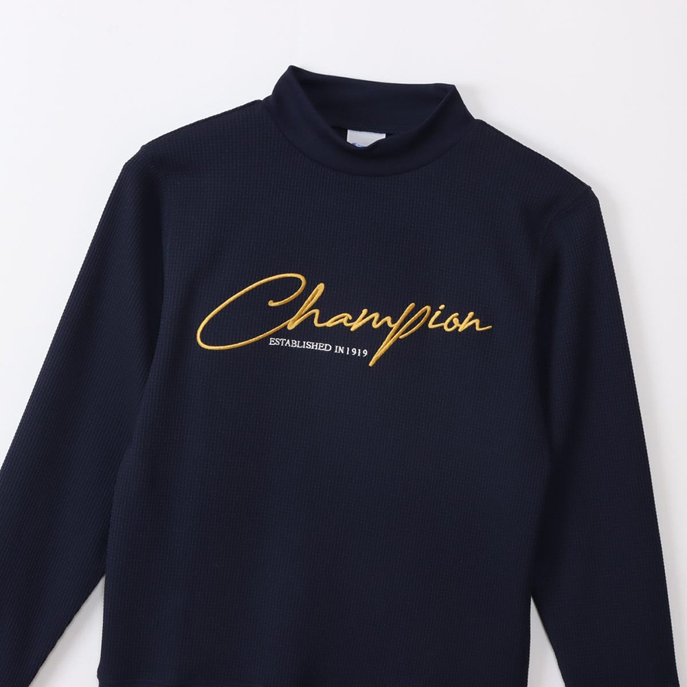 チャンピオン（CHAMPION）（レディース）ゴルフウェア 長袖 ロングスリーブモックネックシャツ CW-CG404 370