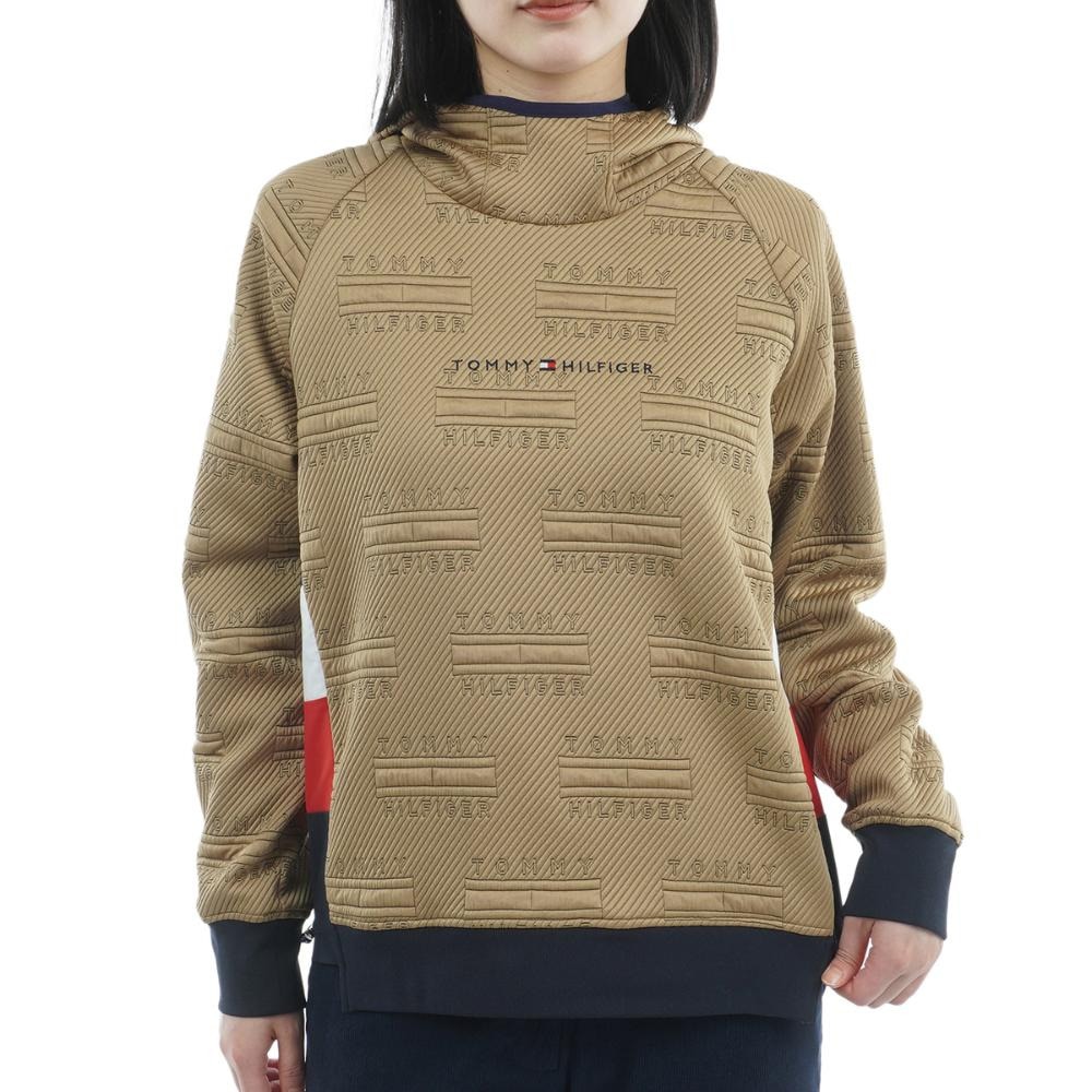 トミー ヒルフィガー ゴルフ(  GOLF)ゴルフウェア 長袖 キルトジャガード プルオーバー パー… トミーヒルフィガーゴルフ（TOMMY HILFIGER GOLF）（レディース