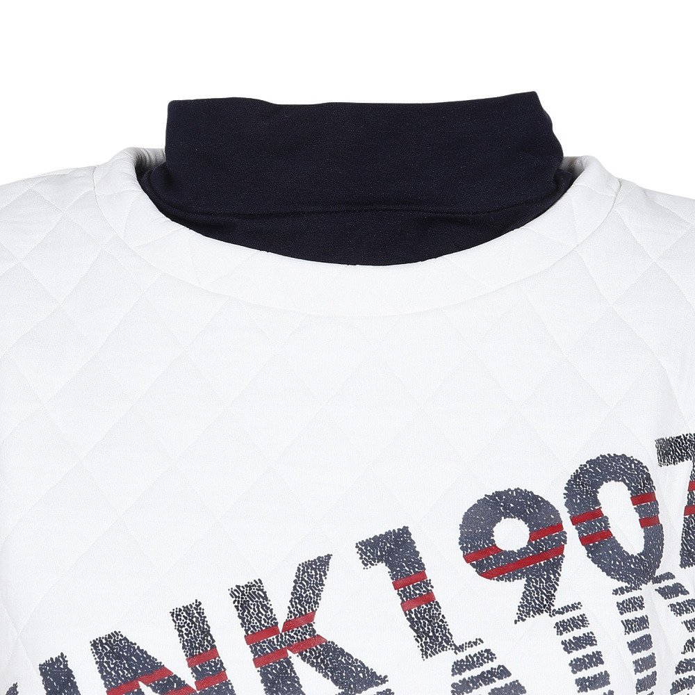 クランク（CLUNK）（レディース）ゴルフウェア 保温 キルトJQ 長袖インナーセット CL5SUG61 WHT
