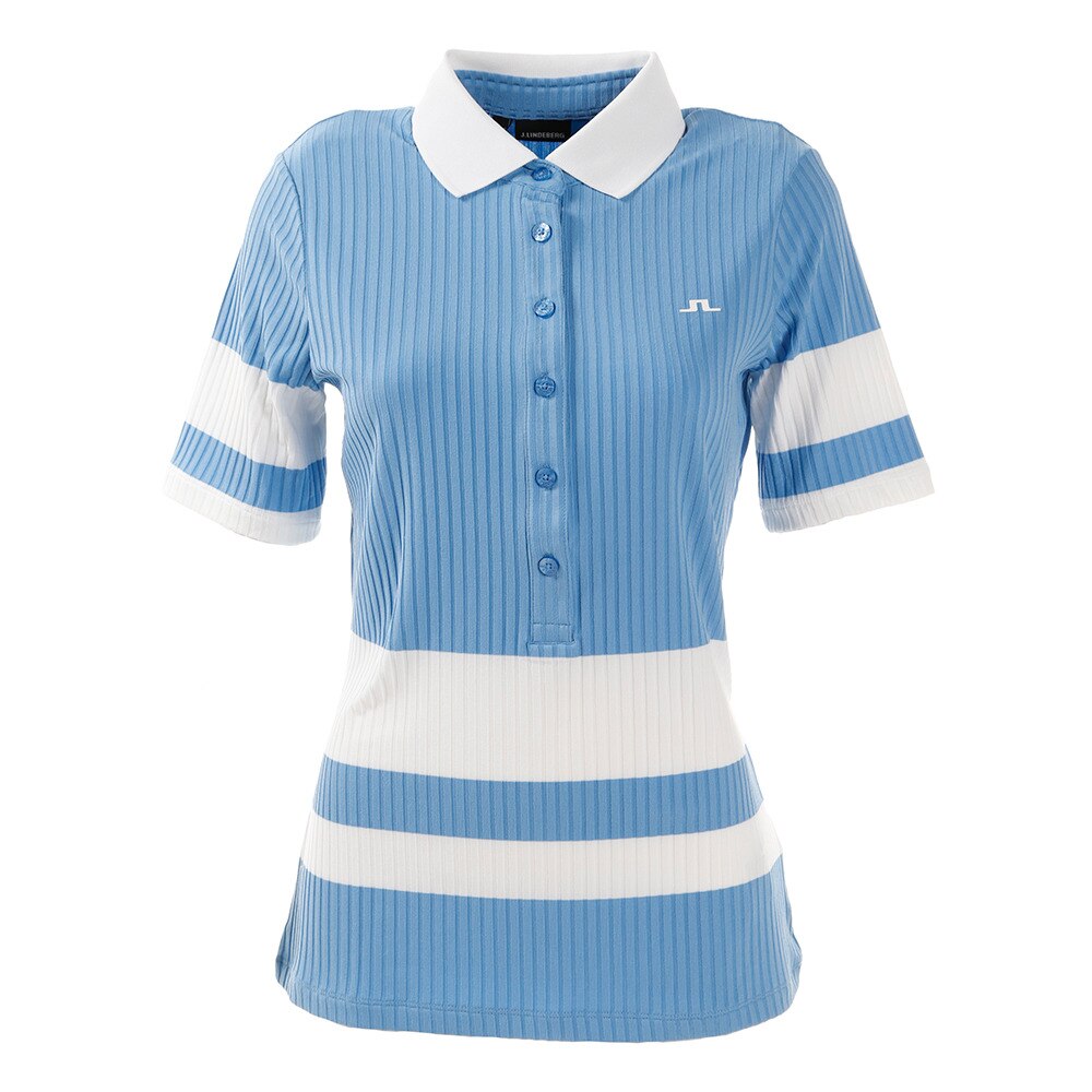 ゴルフウエア レディース Natasha-Rib Jersey 半袖ポロシャツ 072-22348-094