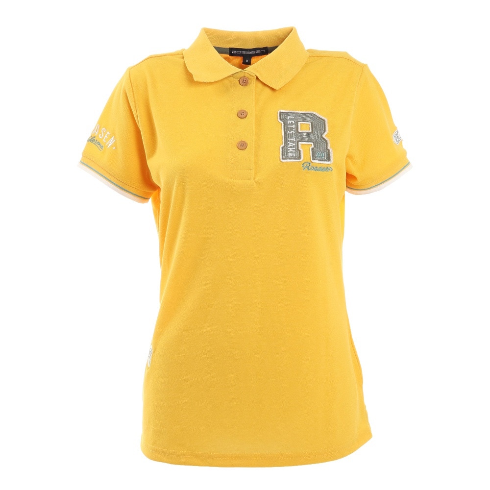 ロサンセン ゴルフウェア ポリエステルカノコロゴ盛り半袖ポロシャツ 045-24242-033 Ｍ 20 ウェア画像