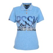 ROSASEN（レディース）ゴルフウェア パイル半袖ポロシャツ 045-22447-092
