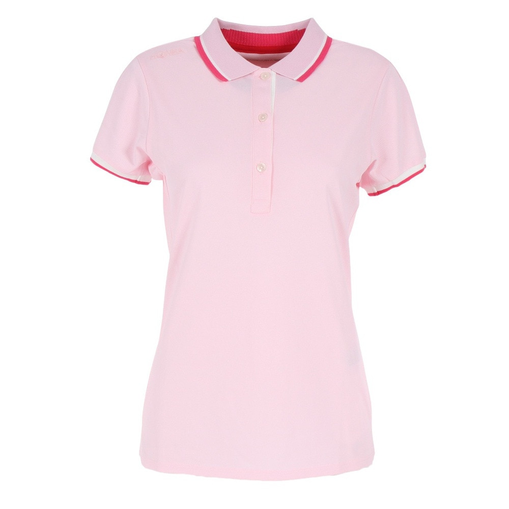 ＜ヴィクトリアゴルフ＞ 本間ゴルフ ゴルフウェア SIGNATURE LINE 半袖ポロシャツ 936732155PK Ｌ 60 ウェア