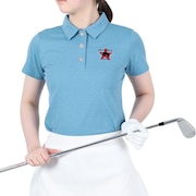 ROSASEN（レディース）ゴルフウェア 吸水 速乾 ルーズマンコラボ 半袖ポロシャツ 045-26442-093