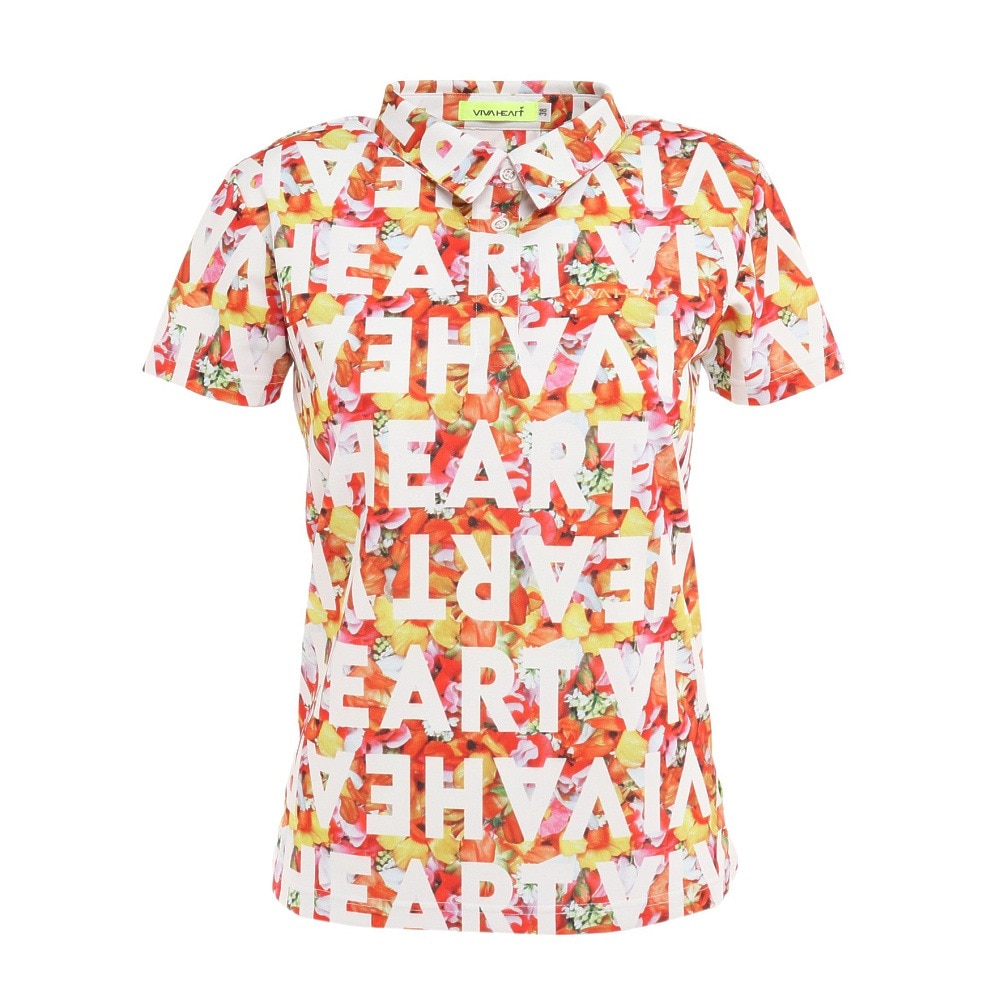 ビバハート（VIVA HEART）（レディース）ゴルフウェア ゼロアクア カノコ plantica 半袖ポロシャツ 012-26440-035  ゴルフ用品はヴィクトリアゴルフ