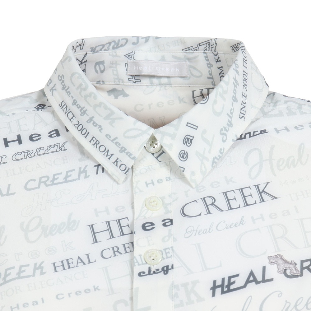 ヒールクリーク（HEAL CREEK）（レディース）ゴルフウェア コンチェロ ロゴプリント半袖シャツ 002-26642-005