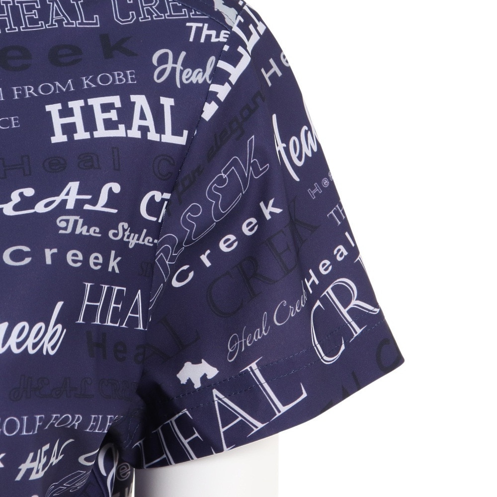 ヒールクリーク（HEAL CREEK）（レディース）ゴルフウェア コンチェロ ロゴプリント半袖シャツ 002-26642-098
