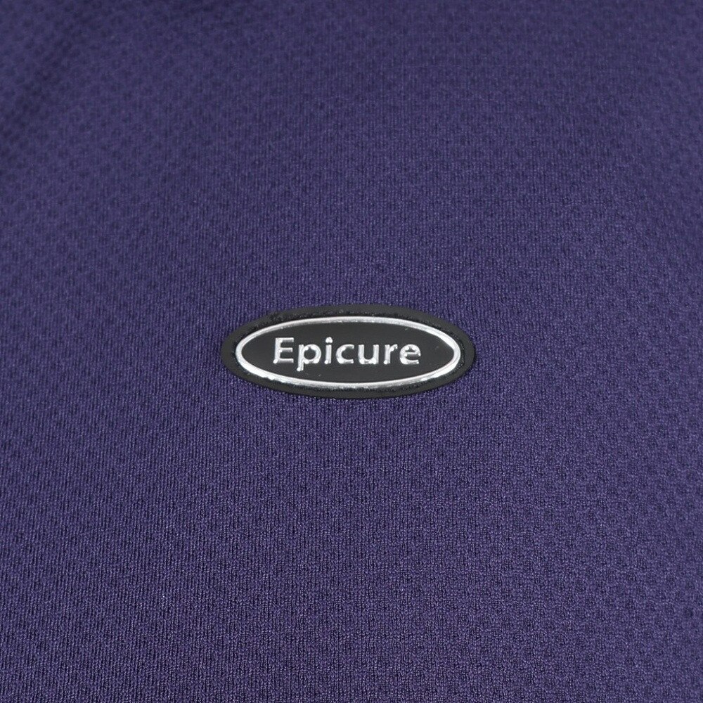 エピキュール（epicure）（レディース）ゴルフウェア 半袖 吸汗 速乾 消臭 ジップアップ チュニックシャツ 155-26341-098