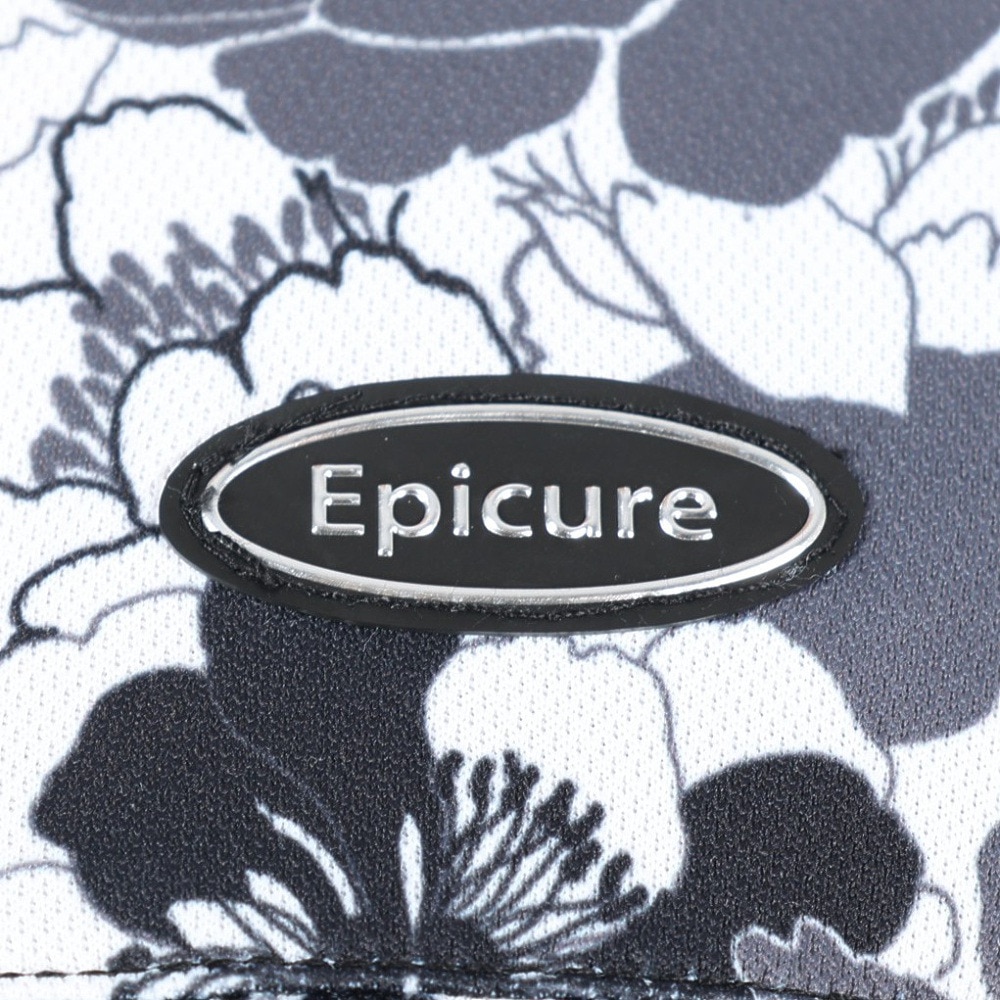 エピキュール（epicure）（レディース）ゴルフウェア 半袖 吸水 速乾 消臭 ミドルフラワーPTチュニック ポロシャツ 155-26440-018
