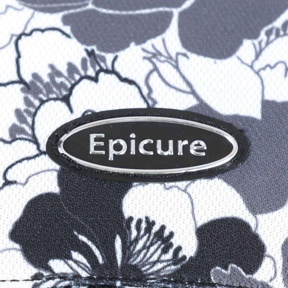 エピキュール（epicure）（レディース）ゴルフウェア 吸水速乾 消臭 ミドルフラワーPTチュニック 半袖ポロシャツ 155-26440-018