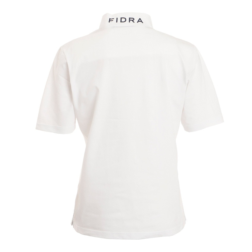 フィドラ（FIDRA）（レディース）ゴルフウェア 接触冷感 ストレッチ 消臭 半袖モックネック FD5MUG16 WHT