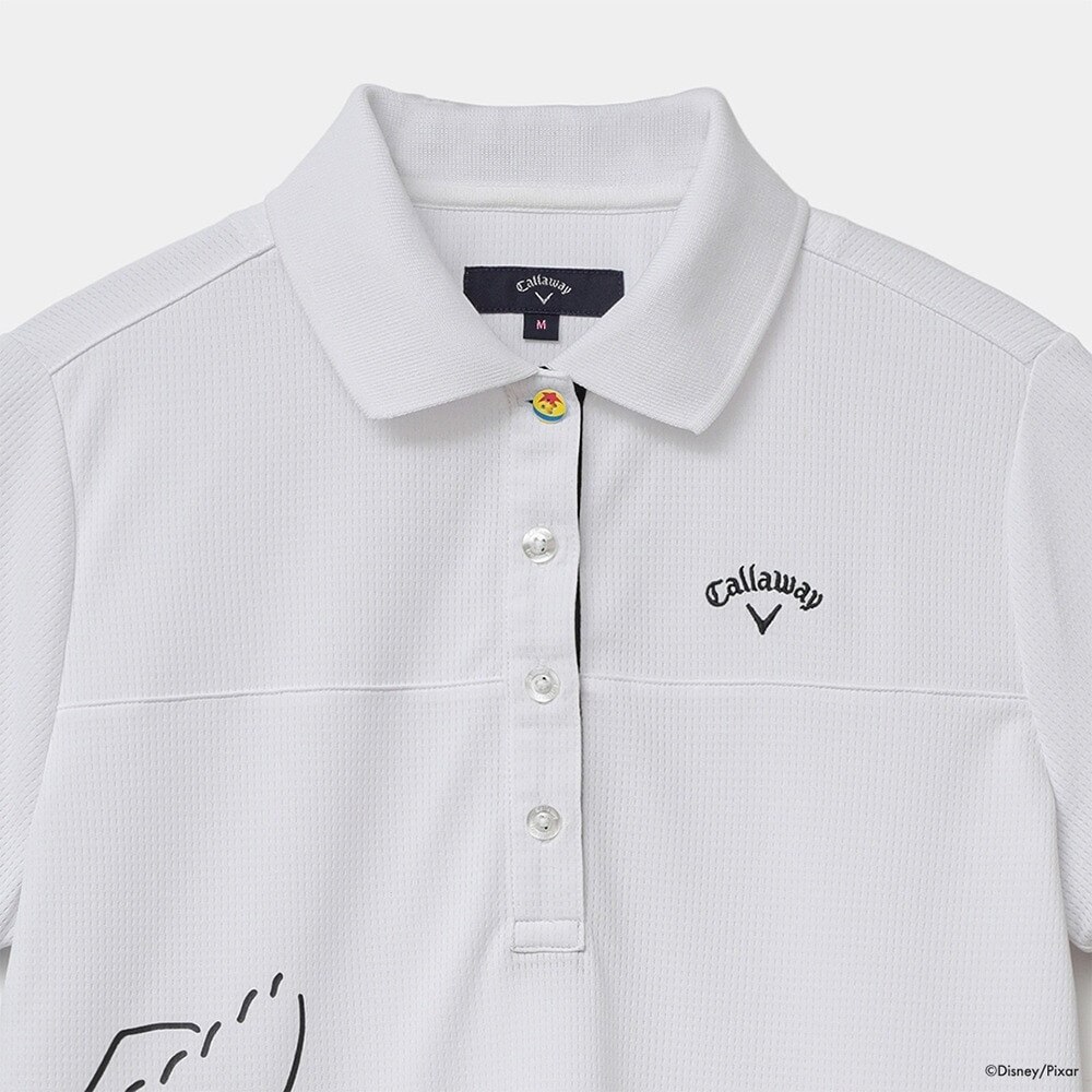 キャロウェイ（CALLAWAY）（レディース）ゴルフウェア 吸汗 速乾 キャラクタープリント半袖ポロシャツ C22134220-1030