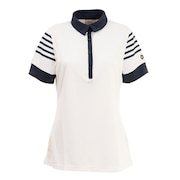 クロススポーツウエア（Cross Sportswear）（レディース）ゴルフウェア 半袖 SPORTY ポロシャツ 2320721-106
