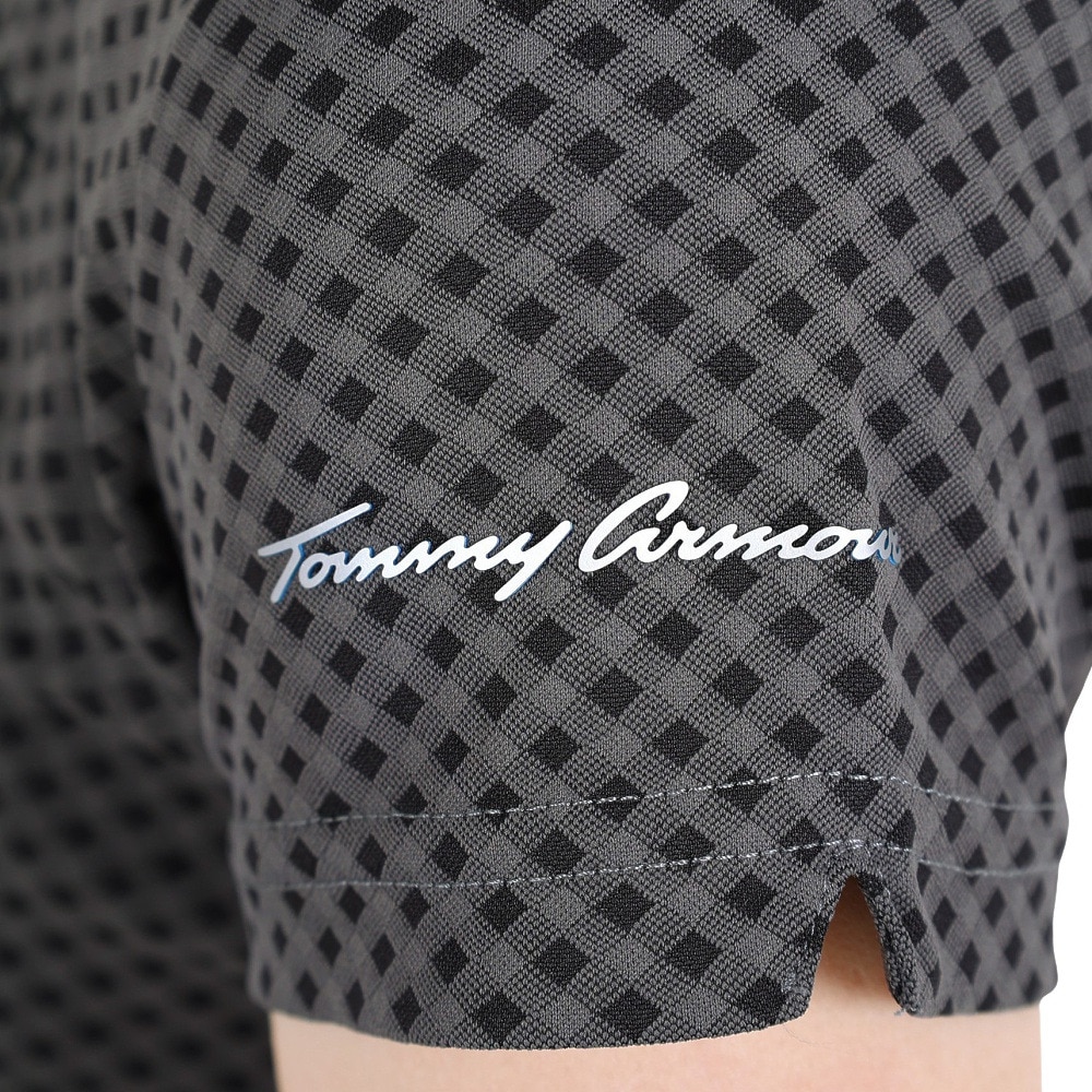 トミーアーマー（Tommy Armour）（レディース）ゴルフウェア 半袖 吸汗 速乾 ジャガードポロシャツ TANB22S072140 GRY