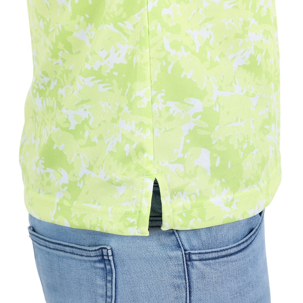 フィドラ（FIDRA）（レディース）ゴルフウェア 冷感 吸汗速乾 氷撃プリント 半袖ポロシャツ FD5MUG30 LIM.