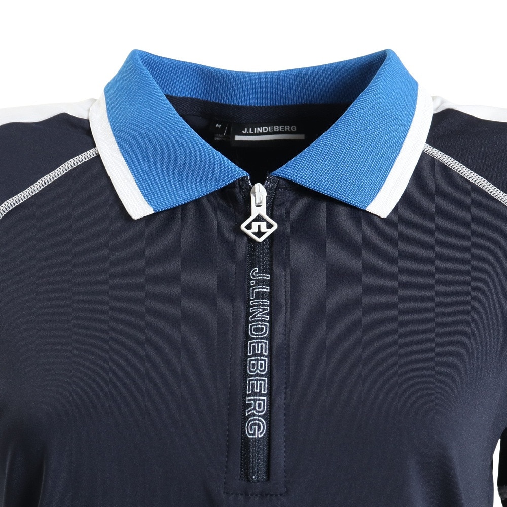 J.LINDEBERG（レディース）ゴルフウェア 吸水 速乾 Kourtney 半袖ポロシャツ 072-27854-098