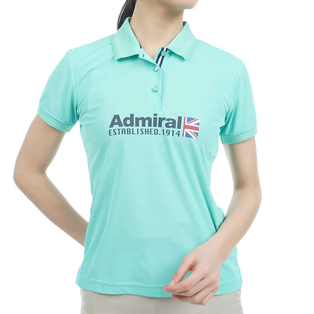 Admiral Golf  アドミラルゴルフ　レディース半袖ポロシャツ　Mサイズ